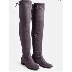 Wide calf + wide width thigh high boots